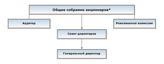 Структура органов управления
